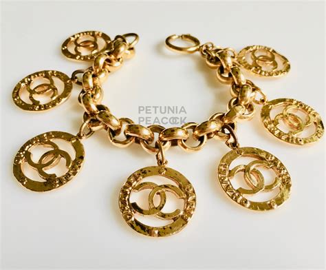 vintage Chanel bracelet gold